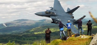 Visit Wales Not Only To See But Also To Feel The Flying Fighter Jets So Close!