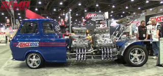 Fully Restored 1962 Ford Econoline Pickup Truck with 4,000HP-SEMA 2015