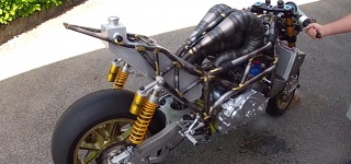 Custom Built 3 Cylinder 2 Strokes 700cc 150hp Yamaha Motorcycle