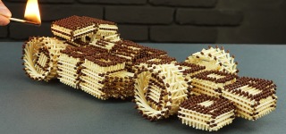 Making a Super Cool F1 Racing Car With Matches and Without Glue-Must See!!!