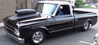 Exclusive 1968 Chevrolet C10 Pro Street Truck Cruises on the Road Just Like a Boss