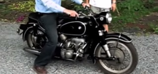 Well Preserved 1958 BMW R50 Motorcycle Running for the First Time After 35 Years