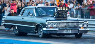 "De Gudfar" Impala Drops a Bomb on Dragway With Its Insanely Loud Sound