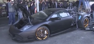 Lamborghini Murciélago Is Destroyed in Taiwan For Being Illegally Imported