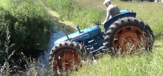 German Guy Driving a Tractor Fails So Badly and Goes into Water!