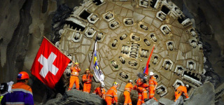 Switzerland Biggest Tunnel Boring Machine Diameter