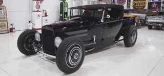 1931 Black Ford Roadster Pickup Hot Rod