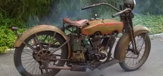 Starting Rusty 1924 Harley Davidson After Years