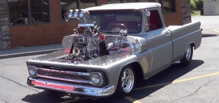 Awesome Truck 1965 Model Chevrolet Pickup Truck With Supercharger