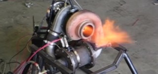 Badass Homemade Turbocharger Shoots Fire Out