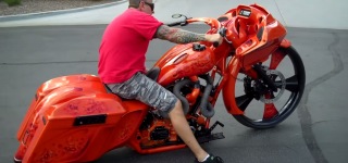 Most Badass Custom Motorcycle Ever-Baddest 30" Bagger by Dirty Bird Concepts