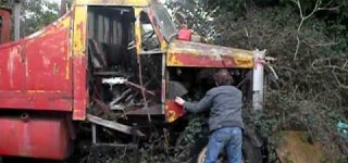 Starting Old Junky Scammell 6x6 Constructor