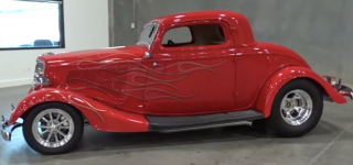 Chevy Big Block Powered Stunningly Customized 1934 Ford 3-Window Coupe Stock Hot Rod