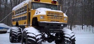 Badass Ford School Bus Will Make Students Go To School Every Day!!!