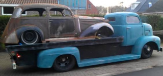 Gorgeous 1951 Model Ford COE Car Hauler Needs Some Professional Treat to Catch All Eyes On