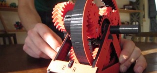 The Fruit of a Brilliant Mind: 3D Printed Automatic Transmission Model with Three Gears Works Literally Perfectly