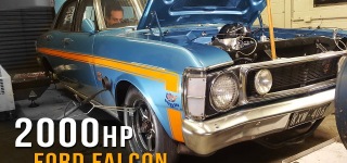 2000hp+ Twin Turbo Ford Small Block Powered 1970 Ford XW Falcon Is the King of the Universe of Aussie Drag Races