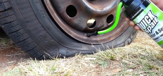 Quick Spair Tire Inflator-Sealer: Amazing Solution to Fix Flat Tire Quickly and Safely