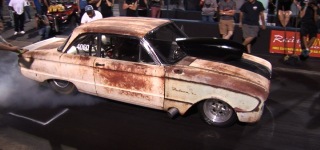 Big Block powered Rusty Ford FALCON Sounds Literally Awesome!