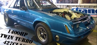 Jace Nester's Insanely Cool Twin Turbo Fox Powered by 427 Compelling Cubes of LSX Power Caught on Camera at Dyno Wars
