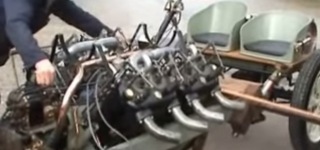 Darracq V8 Engine's First Attempt to Start the Engine in 97 Years!