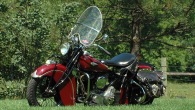 1940 Indian Chief Classic Motorcycle with Unique Metric Speedometer