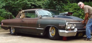 Nicely Treated 1963 Chevy Impala 454 That Sat in the Woods for More Than 30 Years Now Looks Magnificent