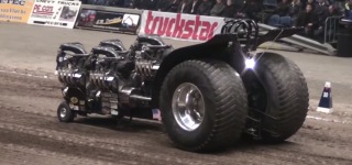 Mind-Blowingly Powerful Tractor "Black Widow" Pulls Like a Boss