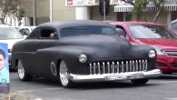 Stunning Full Custom Deluxe Matte Black 1951 Ford Mercury with a Breath-Taking Air Suspension Setup