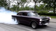 1955 Chevrolet Does Some Nasty Smoky Burnouts