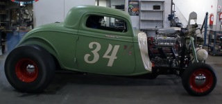 V8 Powered Ford 34 Drag Rat Built to Perfection Does Sick Burnouts-Must See!!!