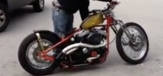 Starting Up and Driving a Truly Mesmerizing 1978 Ironhead-Must See!!!