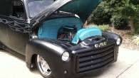 1950 GMC Panel Truck in Matte Black Paint Fascinated with Its Charisma