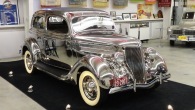 Very Rare 1936 Ford Stainless Steel Tudor Deluxe Touring Sedan Model 68-700 Shines Like Mirror!