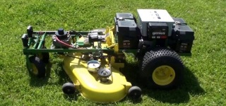 Inspiration Is the Mother of This Effectively Designed Remotely-Controlled Lawn Mower