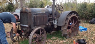 Ancient Tractor 1929 McCormick Deering 10-20's First Run After Sitting for More than a Decade