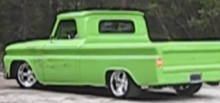 Eye-Pleasing 1965 Model Chevrolet Pickup Truck is Clean and Lime Green