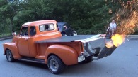 1949 GMC Hot Rod Pickup Throw Flames Like a Fierce Dragon