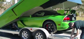 Uniquely Designed Trailer for Dodge Viper ACR is Gonna Make You Say WTF!