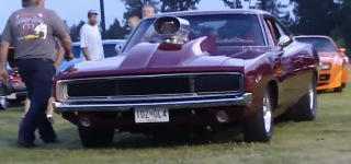 1968 Blown Pro Street Hemi Charger Performs an Insanely Nasty Ride