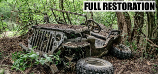 Restoration Abandonded Jeep Willys 150cc