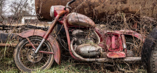 Restoration Abandoned Old Motorcycle 1962s Jawa 250cc 2-Stroke