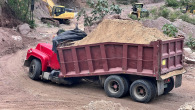 Pozzolan Mining I Heavy work, All the Dump Trucks are Overloaded