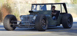 Lincoln V8 Powered '46 Ford Jeep Willys Bagged & Slammed on 33's