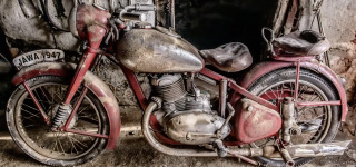 Jawa 1947 - Abandoned Very Old Motorcycle