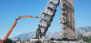 Building Demolition Excavator Skill