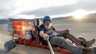 The Rocketman Running the Famous &quot;Beast Kart&quot; at 60mph in the Desert